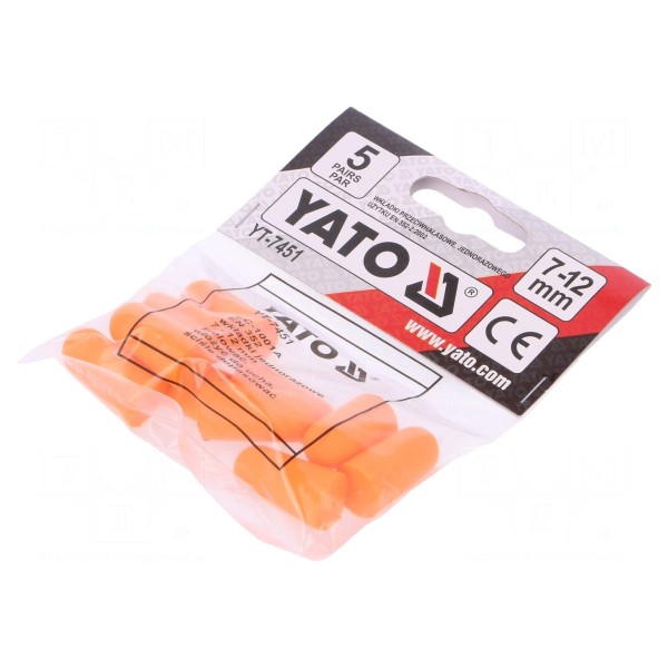 Wkładki przeciwhałasowe YATO YT-7451