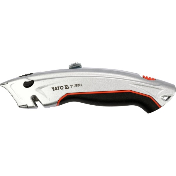 NOŻYK Z WYSUWANYM OSTRZEM TRAPEZOWYM YT-75201