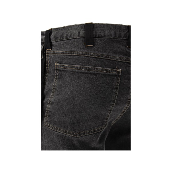 SPODNIE ROBOCZE MONTERSKIE STRETCH JEANS STEEL GREY ROZM. 2XL YT-79065