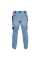 SPODNIE ROBOCZE MONTERSKIE STRETCH JEANS LIGHT BLUE ROZM. S YT-79070