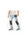 SPODNIE ROBOCZE MONTERSKIE STRETCH JEANS LIGHT BLUE ROZM. L/XL YT-79073