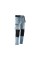 SPODNIE ROBOCZE MONTERSKIE STRETCH JEANS LIGHT BLUE ROZM. L/XL YT-79073