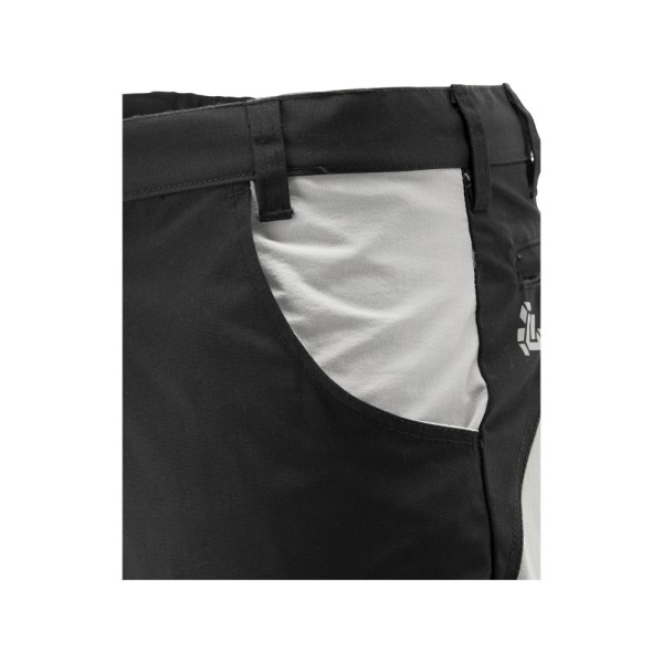 SPODNIE ROBOCZE 4-WAY STRETCH SERWAL BLACK ROZM. S YT-79090