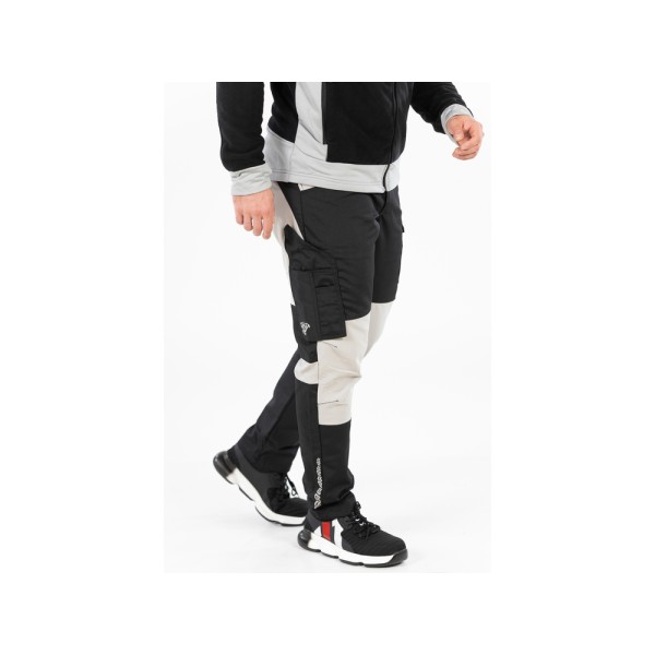 SPODNIE ROBOCZE 4-WAY STRETCH SERWAL BLACK ROZM. L YT-79092