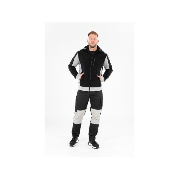 SPODNIE ROBOCZE 4-WAY STRETCH SERWAL BLACK ROZM. L YT-79092