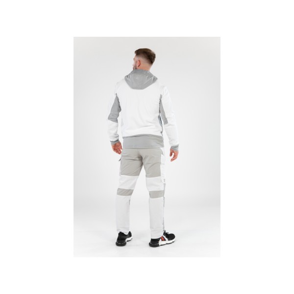 SPODNIE ROBOCZE 4-WAY STRETCH SERWAL WHITE ROZM. S YT-79100