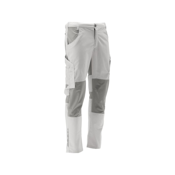 SPODNIE ROBOCZE 4-WAY STRETCH SERWAL WHITE ROZM. S YT-79100