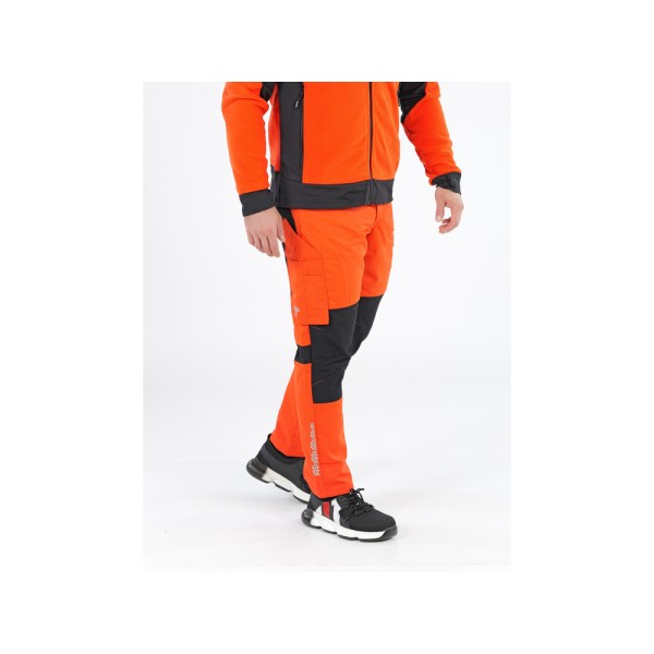 SPODNIE ROBOCZE 4-WAY STRETCH SERWAL ORANGE ROZM. M YT-79111
