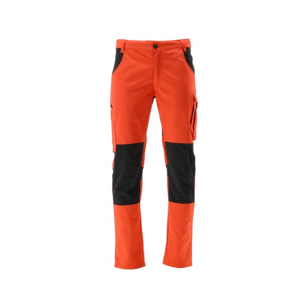 SPODNIE ROBOCZE 4-WAY STRETCH SERWAL ORANGE ROZM. M YT-79111