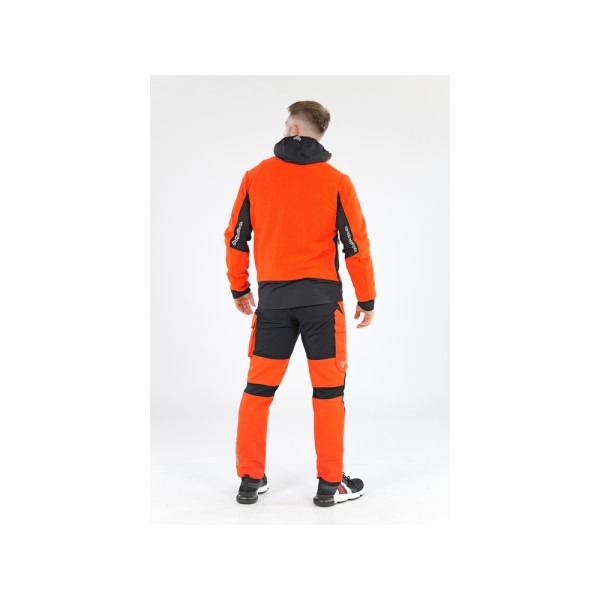 SPODNIE ROBOCZE 4-WAY STRETCH SERWAL ORANGE ROZM. XL YT-79113