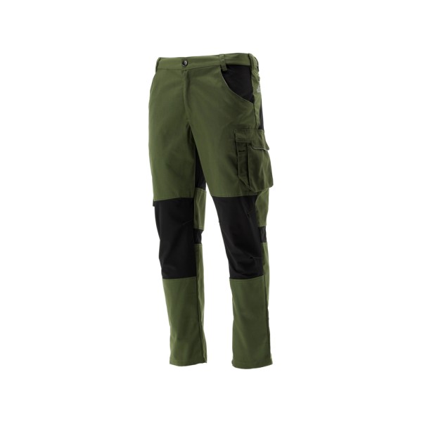 SPODNIE ROBOCZE 4-WAY STRETCH SERWAL GREEN ROZM. S YT-79120