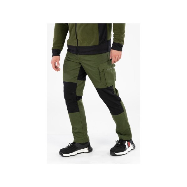 SPODNIE ROBOCZE 4-WAY STRETCH SERWAL GREEN ROZM. L YT-79122