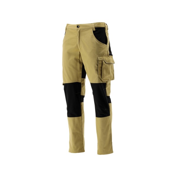 SPODNIE ROBOCZE 4-WAY STRETCH SERWAL KHAKI ROZM. M YT-79131