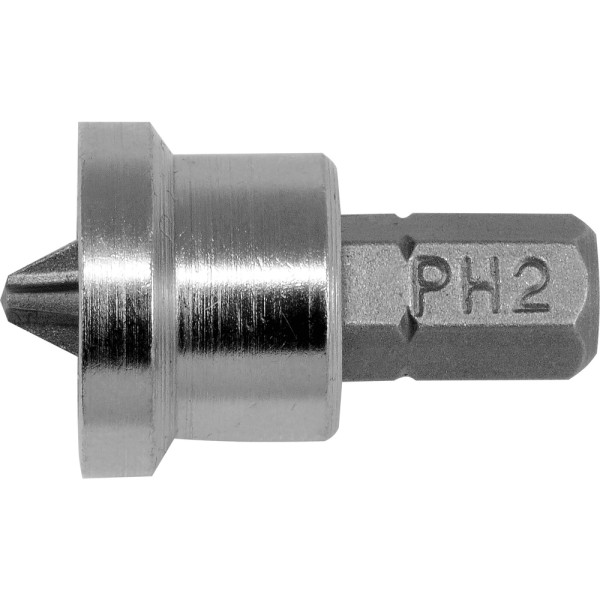 KOŃCÓWKI WKRĘTAKOWE Z OGRANICZNIKIEM 1/4X25 MM, PH2, 20 SZT YT-7980