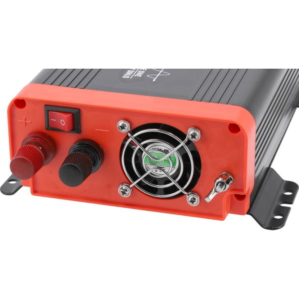 PRZETWORNICA NAPIĘCIA 12/230V 600W CZYSTY SINUS YT-81482