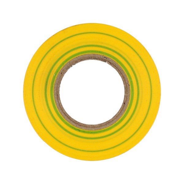 TAŚMA ELEKTROIZOLACYJNA 19MMX20MX0,13MM, ŻÓŁTO-ZIELONA YT-81655