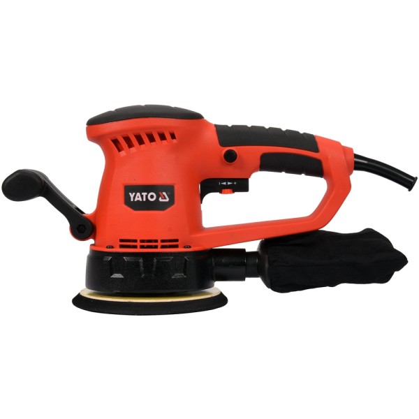 SZLIFIERKA MIMOŚRODOWA 450W 150MM DO USUWANIA RDZY, SZPACHLÓWKI I FARBY Z METALU,  DREWNA 4000-13000 OBR/MIN YT-82207