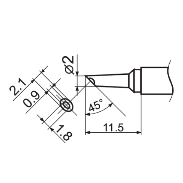 GROT LUTOWNICZY Z WBUDOWANĄ GRZAŁKĄ TYP T12-BCM2 YT-82497