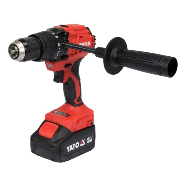 WIERTARKO-WKRĘTARKA UDAROWA 18V, 120 NM - DWA AKUMULATORY 4 AH YT-8277915