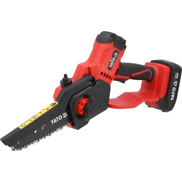 MINIPILARKA ŁAŃCUCHOWA 20V, PROWADNICA 7'' - AKUMULATOR 2 AH YT-828133