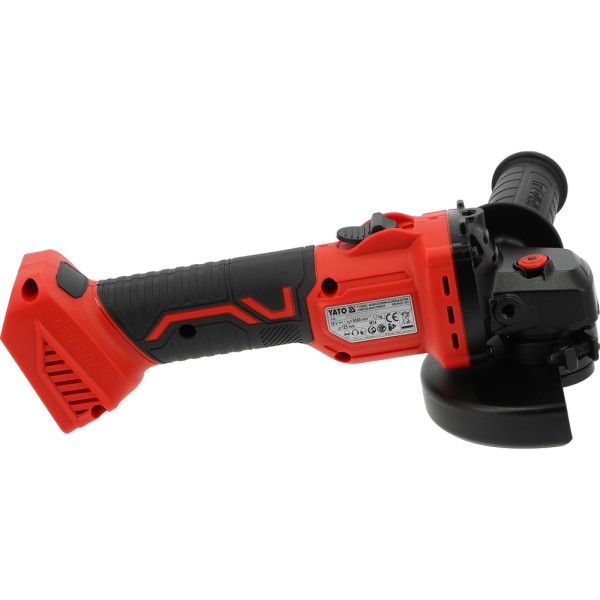 SZLIFIERKA KĄTOWA AKUMULATOROWA BEZSZCZOTKOWA 18V 125MM (KORPUS) YT-828253