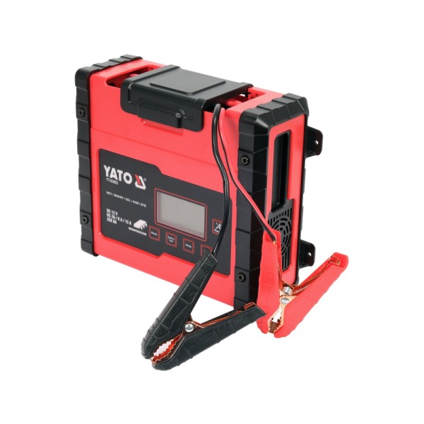PROSTOWNIK ELEKTRONICZNY Z WYŚWIETLACZEM LCD. ZAKRES  12V/2A/8A/15A YT-83003