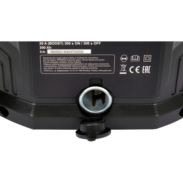 PROSTOWNIK ELEKTRONICZNY 12V/2A, 6A, 10A, 15A BOOST 300S 20A YT-83037