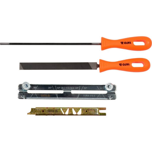 ZESTAW DO OSTRZENA ŁAŃCUCHA 4.5MM 4SZT YT-85041
