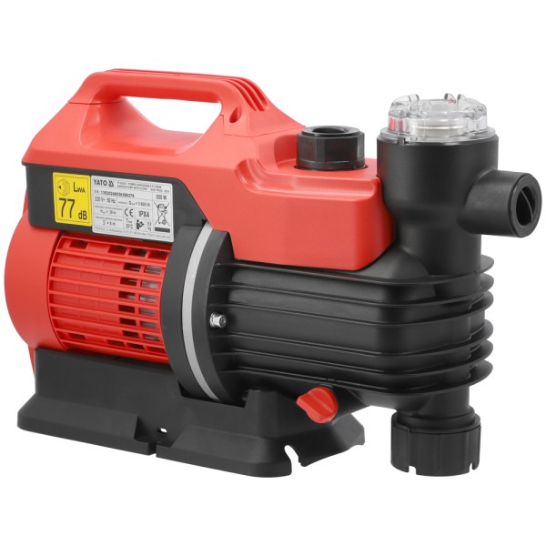 POMPA OGRODOWA 850W Z FILTREM I MANOMETREM YT-85363